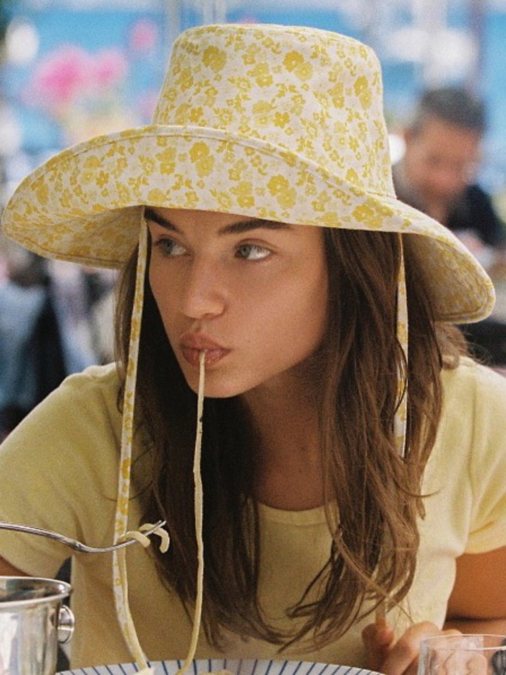 Lack of Color Holiday Bucket Hat in Peach Blossom